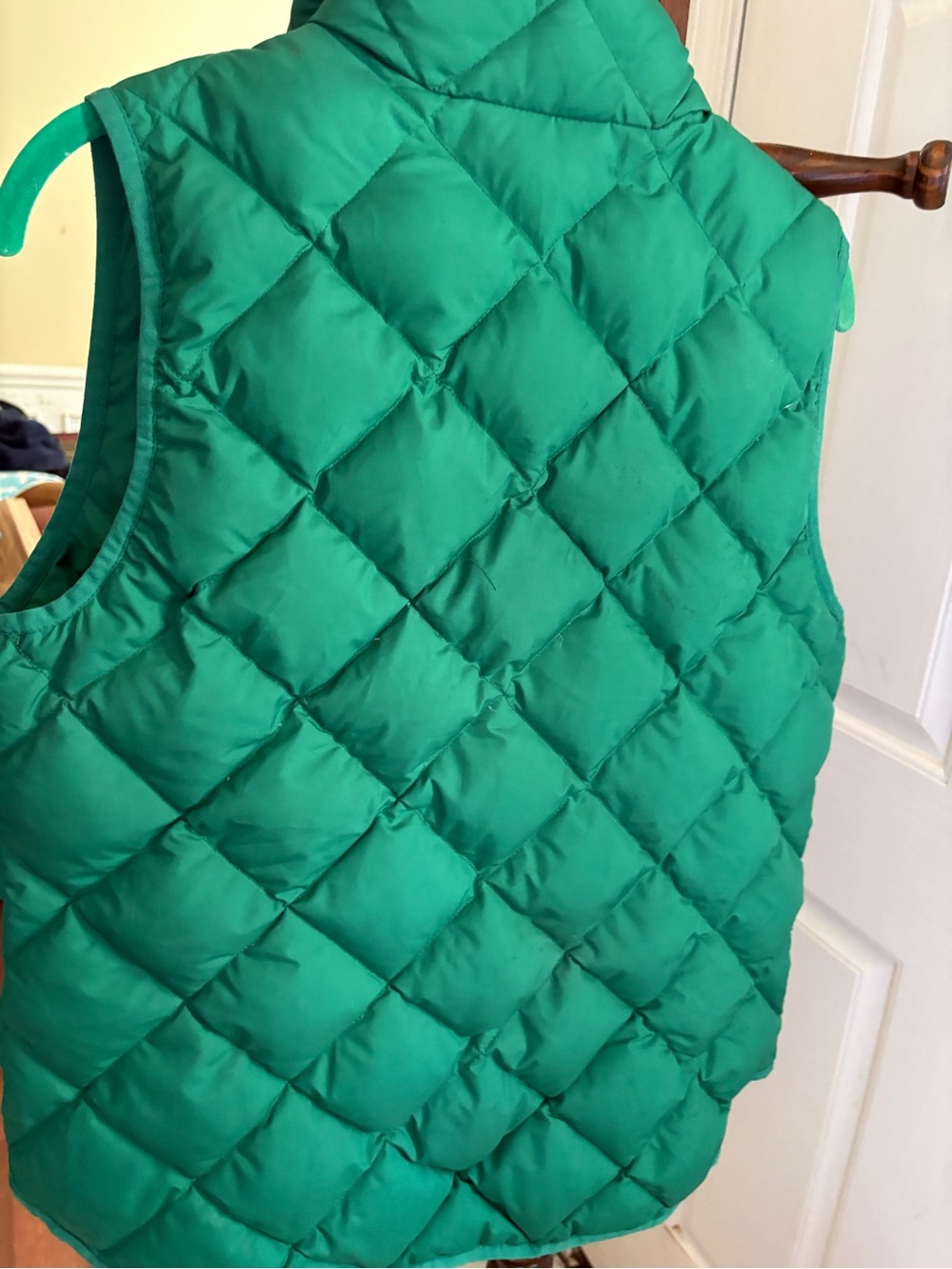 J. Crew Emerald Green Quilted Puffer Vest - Picture 4 of 4
